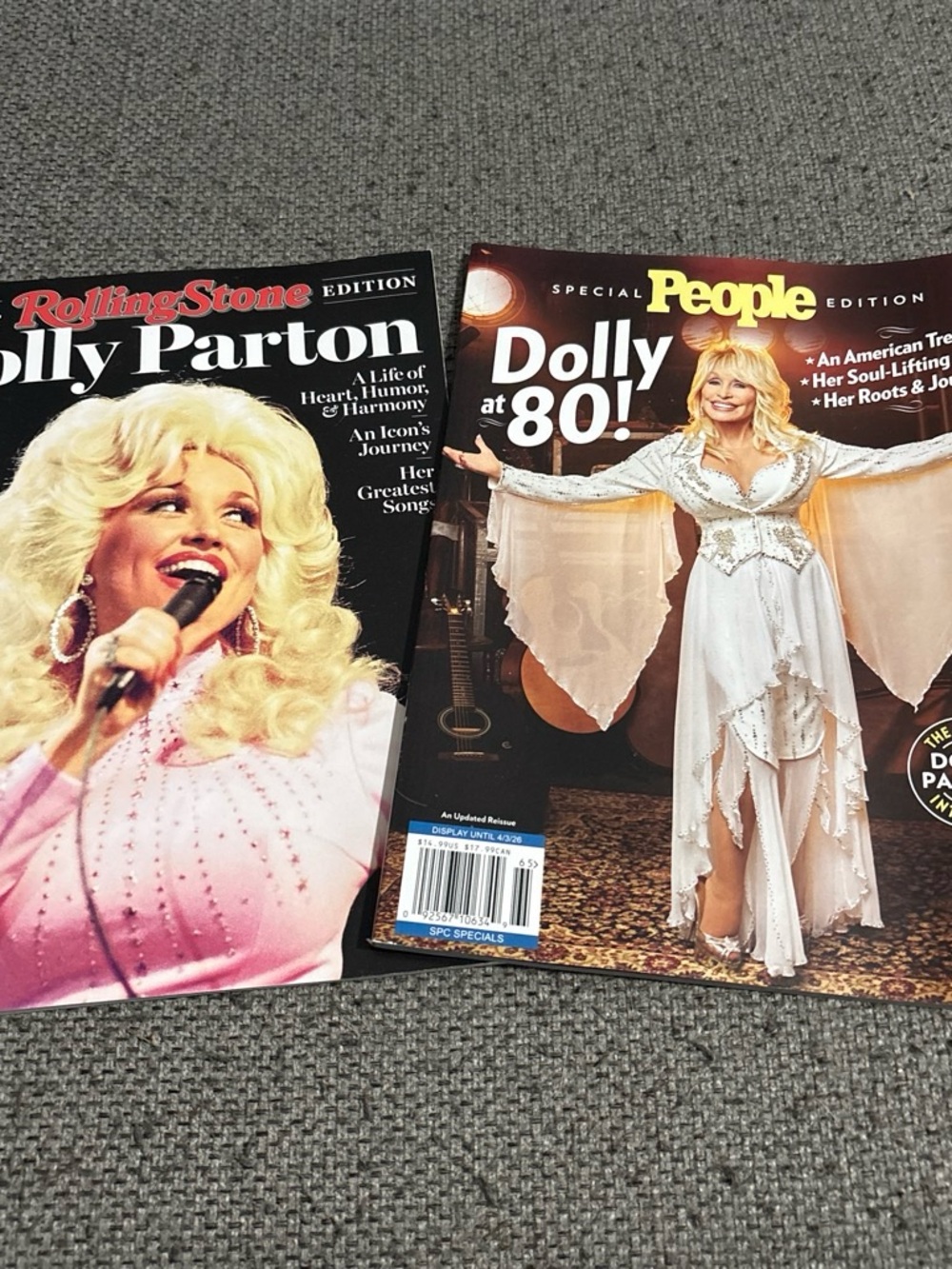 Dolly Parton Special Edition Magazine Bundle - White & Pink Covers